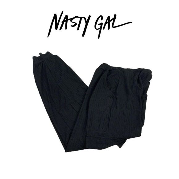 Nasty Gal Cargo Loose Pants. Sz 2 - Picture 1 of 4